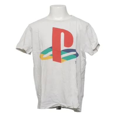 T-shirt (Blanc, Multicolore) de Playstation Coton