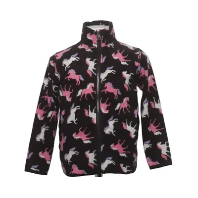 Fleecejakke (Sort, Pink, Flerfarvet) fra Infinity Kids Polyester