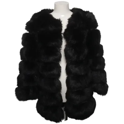 Winterjas (Zwart) van Borninstockholm Polyester