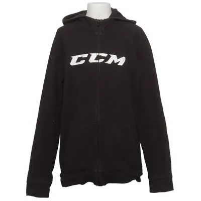 Sweat à capuche (Noir) de CCM Coton, Polyester
