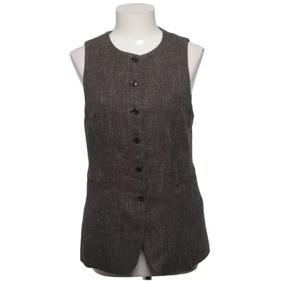 Gilet de costume (Marron) de H&M Élasthane, Polyester, Viscose