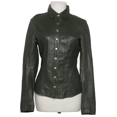 Veste en cuir (Vert) de Goosecraft
