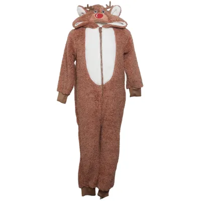 Heldragt (Brun, Hvid) fra Peuhu Polyester