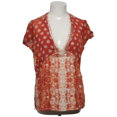 Topp (Röd, Orange, Beige) från Non Sense Silke, Viskos