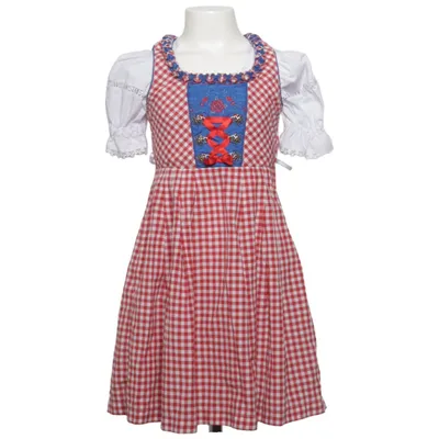 Dirndl (Röd, Vit) från Landhaus Bomull, Polyester