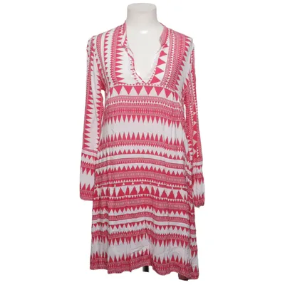 Dress (Red, White) from Sansa Viscose