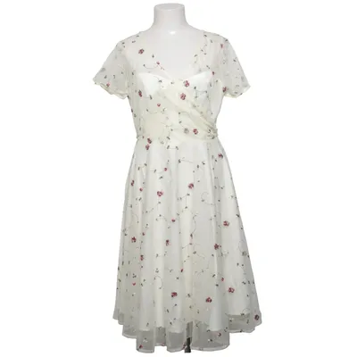 Robe (Jaune, Blanc) de Collectif Polyester