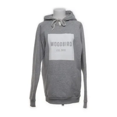 Hættetrøje (Grå, Hvid) fra Woodbird Bomuld, Polyester