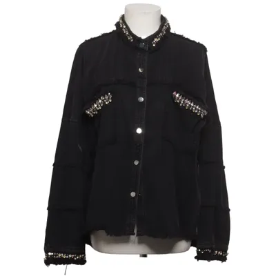 Jeansjacke (Schwarz) von Zara Woman Outerwear Baumwolle