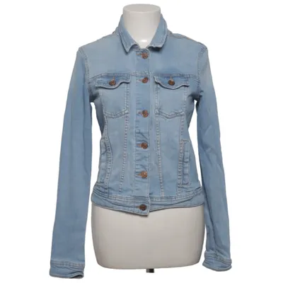 Denim jacket (Ontia Dnm Jacket Bb Lb Bex179 Noos) from ONLY Blue Denim Cotton, Elastane
