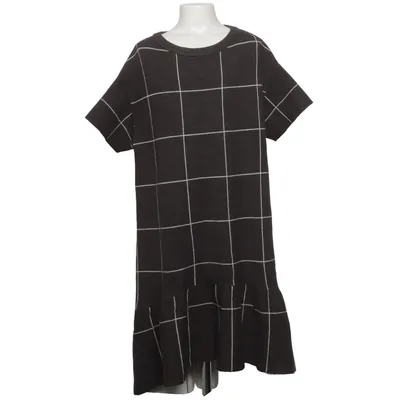 Kjole (Sort, Hvid) fra Zara Knitwear Polyester, Viscose