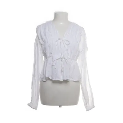 Blouse (Blanc) de Gina Tricot Coton biologique