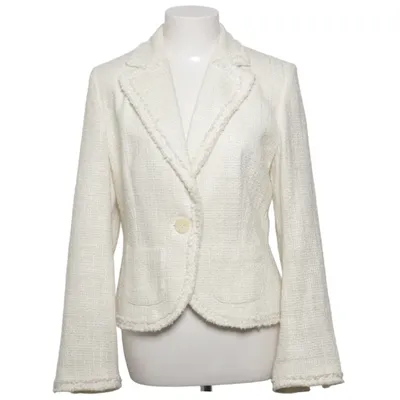 Blazer (Blanc) de WE Fashion Acétate, Acrylique, Coton, Polyester, Laine