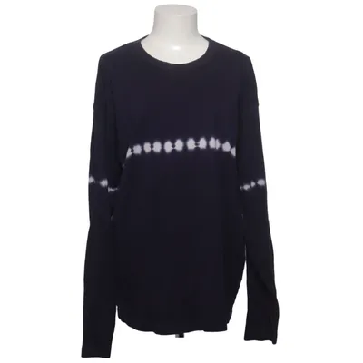 Long sleeve T-shirt (Blue, White) from Broadcast Cotton