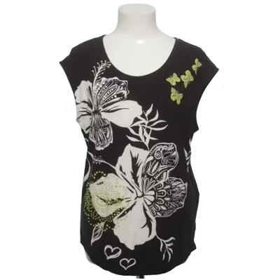 Tanktop (Zwart, Wit, Geel) van Desigual Elastaan, Polyester, Viscose
