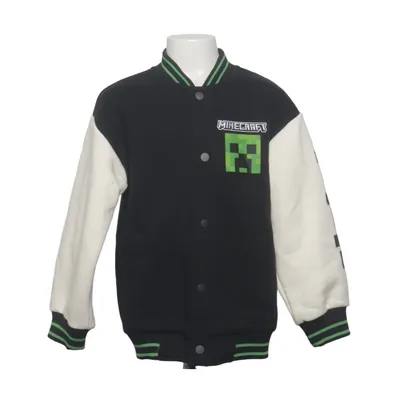 Varsity-jack (Zwart, Wit, Groen) van H&M Katoen, Polyester