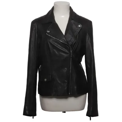 Bikerjack (Zwart) van Arma Leer, Polyester