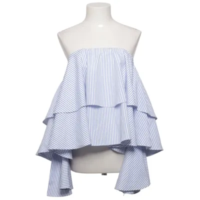 Top (Blauw, Wit) van Lucy Wang Polyester