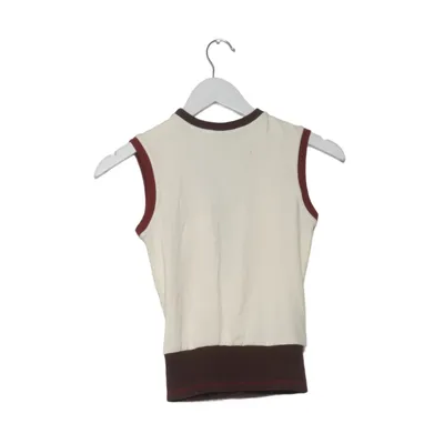 Haut (Blanc, Marron) de With Jéan Élasthane, Viscose