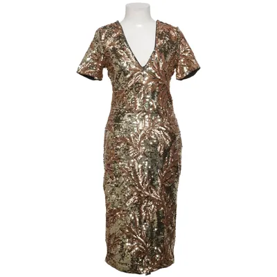 Cocktailkjole (Brun, Guld) fra Club L Polyester