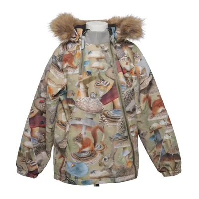 Winterjacke (Hopla Fur) von Molo Recyceltes Polyester