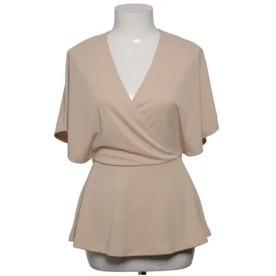 Peplumbluse (Beige) fra Make Way Elastan, Polyester