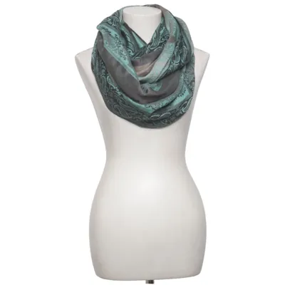 Infinity scarf (Green, Gray, Multicolored) from 4 You Acrylic, Viscose