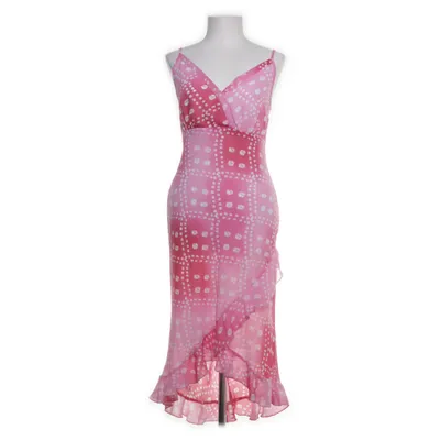 Långklänning (Rosa, Vit) från Pepper Corn Bomull, Polyester