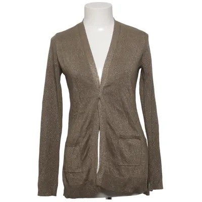 Cardigan (Brown) from Patrizia Dini Cotton, Metallic fiber, Viscose