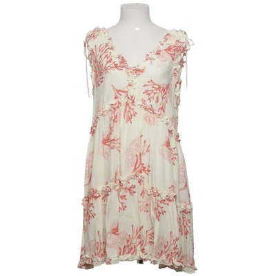 Jurk (Beige, Rood) van Malina Viscose