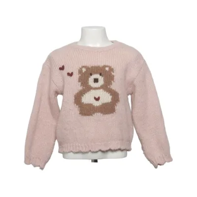 Sweater (Pink, Flerfarvet) fra Zara Akryl, Polyester, Uld