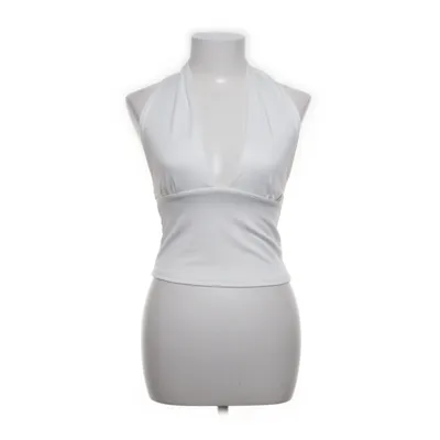 Halternecktopp (Vit) Elastan, Polyester