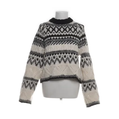 Tröja (Svart, Vit) från H&M Akryl, Polyester, Ull