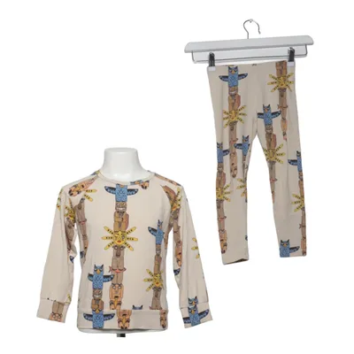 Pyjama (Beige, Multicolore) de Mini Rodini Élasthane, Coton biologique