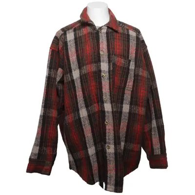 Overshirt (Red, Brown, White, Black) from Stocus Acrylic, Cotton, Polyester, Wool