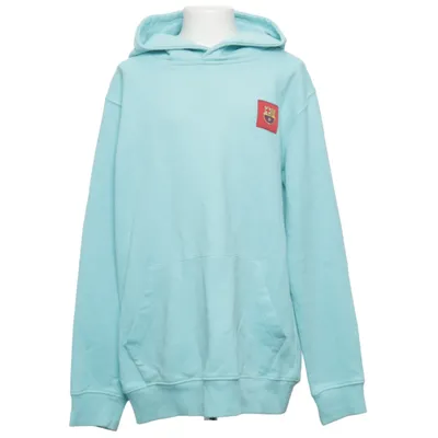 Hoodie (Blue) from FC Barcelona Cotton, Polyester