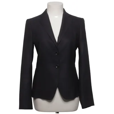 Blazer (Blauw) van MaxMara Acetaat, Elastaan, Polyester, Zijde, Wol