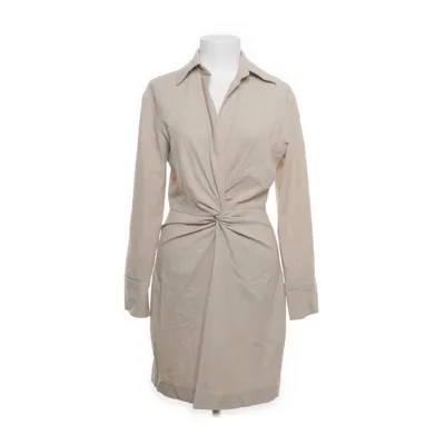 Kjole (Beige) fra Mango Bomuld, Elastan, Linned, Polyester, Viscose