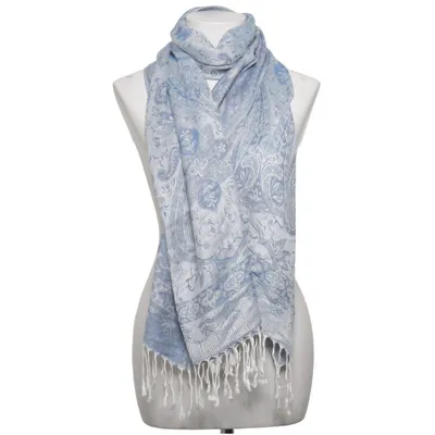 Halsduk (Blå, Grå, Vit) från Pashmina