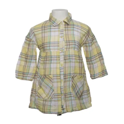 Robe chemise (Jaune, Blanc, Multicolore) de SNS Coton