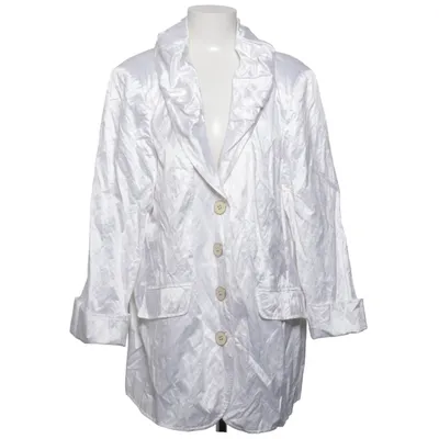 Veste (Blanc) de Emilia Lay Coton, Fibre métallique, Polyester