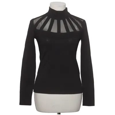 Blouse (Black) from Network Polyamide, Viscose