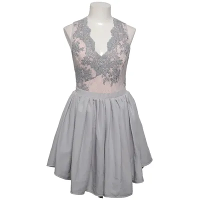 Cocktailjurk (Grijs, Roze) van LOU Katoen, Polyester