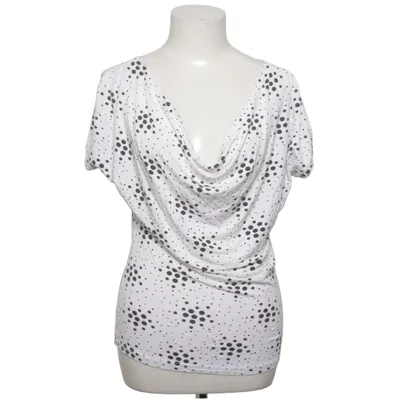Top (Hvid, Sort) fra Cue Elastan, Viscose