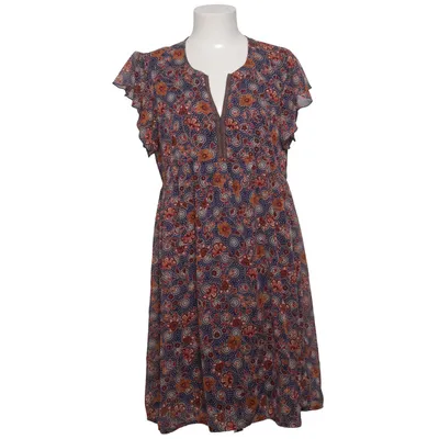 Robe (Bleu, Multicolore) de Camaïeu Fibre métallique, Polyester