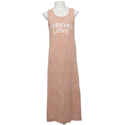 Maxi dress (Pink) from Basic Needs Elastane, Organic cotton
