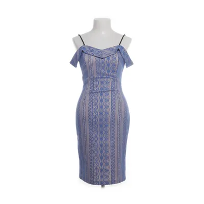 Cocktail dress (Blue, Beige) from River Island Elastane, Nylon, Polyester