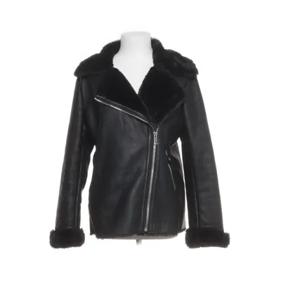 Shearlingjacka (Svart) från Mango Polyester, Polyuretan