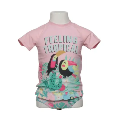 Zwemshirt (Roze, Meerkleurig) van H&M Polyester, Elastaan
