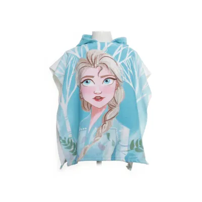 Badponcho (Blauw, Meerkleurig) van Disney Polyester